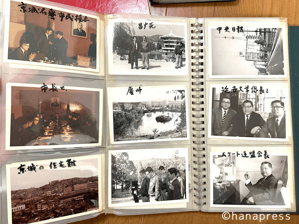 法政大学アイスホッケー部韓国遠征時の写真の一部(1968年)